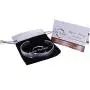 Earth Therapy - Stylish Masculine Pewter Copper Magnetic Bracelet for Arthritis and Joint Pain Management