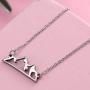 Jude Jewelers Stainless Steel Mountain Style Statment Anniversary Cocktail Party Collar Necklace