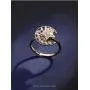 Moon Star Fidget Ring Womens Wedding Band Cubic Zirconia Spinner Ring Girls Rotatable Rings Relieving Anxiety and Stress, Gold Color Moon Star Fidget Ring Womens Wedding Band Cubic Zirconia Spinner Ring Girls Rotatable Rings Relieving Anxiety and Stress, Gold Color
