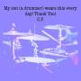 Emerald Park Jewelry Drumstick Necklace | Gifts for Drummers Drummer Necklace Gifts for Drummers Men and Women A Gift for Drummer Men Perfect for Using on Your Drum Charm or Drum Necklace