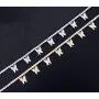 SUNXN Butterfly Necklace Tennis Chain Choker CZ Bling Silver Gold Pendant Necklace Gift for Women Girls Jewelry