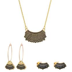 ywduoying RBG Dissent Collar Jewelry Set- RBG Drop Earrings Ruth Bader Ginsburg Stud Earrings Ginsburg Pendant Necklace RBG Key Chain for Ruth Bader Ginsburg Fans Jewelry Gifts