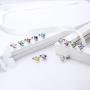Birthstone Necklace/Earring 925 Sterling Silver Women Cross/3D Cube/Cresent Moon Birth Stone Jewelry Mens Birthday Gift Anniversary Present