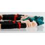 Native-Bay 925 Sterling Silver Authentic Strand-Charlene Little-Navajo Graduated Heishi, Turquoise and Coral