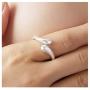 8PCS Sterling Silver and Gold Jewelry Set for Women Teardrop Pendant Necklace Earring Bracelet and Ring Jewelry Gifts