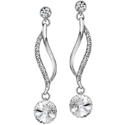 NEOGLORY Jewelry Crystal Wedding Drop Earrings 5 Colors 2'' Embellished with Crystals from Swarovski NEOGLORY Jewelry Crystal Wedding Drop Earrings 5 Colors 2'' Embellished with Crystals from Swarovski