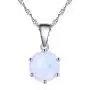 YAZILIND Wedding Party Jewelry Opal Pendant Necklace Gift for Women Girls YAZILIND Wedding Party Jewelry Opal Pendant Necklace Gift for Women Girls