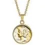 American Coin Treasures Gold-Layered Silver Mercury Dime Goldtone Coin Pendant with 18'' Chain Necklace - Genuine and Elegant Keepsake Jewelry for Women | White Luxury Gift Box Included