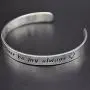 O.RIYA Valentines Day Gifts Jewelry Wifes Gift Lets Grow Old Together, Gift for Her, Valentines Day Wedding Gift, Custom Cuff Bracelet