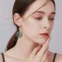 39 Pairs Vintage Tassel Stud Earrings Set for Women Girls Bohemian Statement Drop Dangle Earrings with Leaf Star Acrylic Shell Hoop Earrings for Birthday/Party/Wedding Gifts