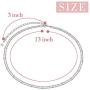 DAOSHANG Layered Necklaces for Women S925 Sterling Silver Chokers Cute Double Layered Heart/Circle/Dog Paw/Star/Moon/Starfish Choker Necklace Handmade Bead Necklace Adjustable