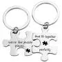 Long Distance Gift Couple Puzzle Keychain Were Like Puzzle Pieces that Fit Together Perfectly (Puzzle Fit Together KR) Long Distance Gift Couple Puzzle Keychain Were Like Puzzle Pieces that Fit Together Perfectly (Puzzle Fit Together KR)