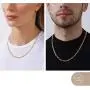 Jewelry Atelier Gold Chain Necklace Collection - 14K Solid Yellow Gold Filled Figaro Chain Necklaces for Women and Men with Different Sizes (2.8mm, 3.7mm, 4.7mm, 5.6mm) Jewelry Atelier Gold Chain Necklace Collection - 14K Solid Yellow Gold Filled Figaro Chain Necklaces for Women and Men with Different Sizes (2.8mm, 3.7mm, 4.7mm, 5.6mm)
