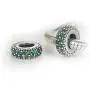 MiniJewelry Pave Inspiration Spacer Charms for Bracelets Women Birthday Birthstones Sterling Silver Charms, Cubic Zirconia MiniJewelry Pave Inspiration Spacer Charms for Bracelets Women Birthday Birthstones Sterling Silver Charms, Cubic Zirconia