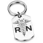 Udobuy Nurse Keychain Gifts - Nursing Keychain Jewelry Perfect Nurses Appreciation Gift for Birthday Graduation Christmas Caduceus Symbol RN Nurses Prayer Keyring Udobuy Nurse Keychain Gifts - Nursing Keychain Jewelry Perfect Nurses Appreciation Gift for Birthday Graduation Christmas Caduceus Symbol RN Nurses Prayer Keyring