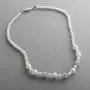Mariell Ivory Pearl & Swarovski Rhinestone Crystal Wedding Tennis Necklace for Women, Jewelry for Brides Mariell Ivory Pearl & Swarovski Rhinestone Crystal Wedding Tennis Necklace for Women, Jewelry for Brides