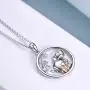 Turtle Deer Necklaces 925 Sterling Silver Elephant/Deer/Turtle/Fox/Hedgehog Mother Gifts for Women Turtle Deer Necklaces 925 Sterling Silver Elephant/Deer/Turtle/Fox/Hedgehog Mother Gifts for Women