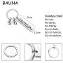 BAUNA Twin Mom Gift Twin Mama Keychain Mom of Twins Gift with Baby Feet Charm New Mom Jewelry BAUNA Twin Mom Gift Twin Mama Keychain Mom of Twins Gift with Baby Feet Charm New Mom Jewelry
