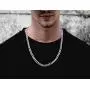 Savlano 925 Sterling Silver 7.5mm Italian Solid Curb Cuban Link Chain Necklace for Men & Women - Made in Italy Comes Gift Box (7.5mm)