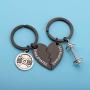 SEIRAA Swolemates Keychain Workout Jewelry Fitness Gift Weightlifting Keychain Fitness Couples Gift Friendship Keychain