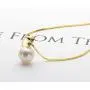 18K Gold Freshwater Cultured White Pearl Pendant Necklace 9-10mm Single Pearl Pendant with 18'' Silver Chain Jewelry Gifts for Women Girls Mom - White Gold/Rose Gold/Yellow Gold 18K Gold Freshwater Cultured White Pearl Pendant Necklace 9-10mm Single Pearl Pendant with 18'' Silver Chain Jewelry Gifts for Women Girls Mom - White Gold/Rose Gold/Yellow Gold
