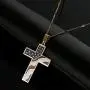 Stainless Steel Enamel Cross Jesus Religion Pendant Necklace American USA Flag Jewelry Stainless Steel Enamel Cross Jesus Religion Pendant Necklace American USA Flag Jewelry