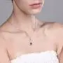 Gem Stone King 925 Sterling Silver Amethyst Dust Hourglass Pendant Necklace with 0.75 Ct with 18 Inch Silver Chain