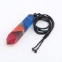 KUIYAI Epoxy Resin Wood Necklace Magic Pendant Handmade Jewelry Best Gift for Mom