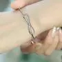 USENSET 2Pcs/Lot Charm Bead Bracelet Butterfly Bangles Stainless Steel Jewelry for Women Lover Gifts USENSET 2Pcs/Lot Charm Bead Bracelet Butterfly Bangles Stainless Steel Jewelry for Women Lover Gifts