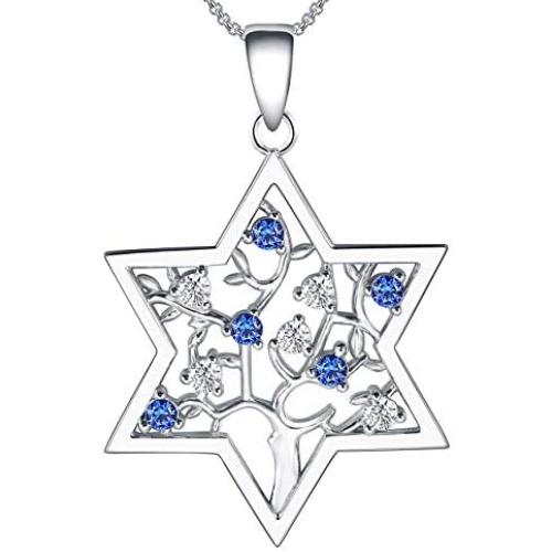 925 Sterling Silver Jewelry, Jewish Star Of David Jewelry, Tree Of Life Jewelry, Necklace, Earrings, Birthday Gifts, Hanukkah Gifts, Christmas Gifts, Thanksgiving Gifts, Jewish Gifts