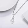 PROSTEEL Light Bulb Necklace,Lightbulb Silhouette,Bright Idea,Smart Necklace,Brainstorming Necklace,Lightbulb Moment