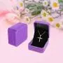 YUESUO Angel Wings Cross Necklace Electroplated Zircon Angel Wings Pendant Necklace Golden Womens Necklace