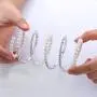 EVER FAITH Wedding Layers Cream Ivory Color Simulated Pearl Strand Bracelet Clear Austrian Crystal EVER FAITH Wedding Layers Cream Ivory Color Simulated Pearl Strand Bracelet Clear Austrian Crystal