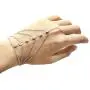 Suyi Elegant Crystal Finger Ring Bracelet Attached Link Hand Harness Bangle Suyi Elegant Crystal Finger Ring Bracelet Attached Link Hand Harness Bangle