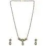 Efulgenz Mangalsutra Indian Boho Antique Rhinstone Kundan Gold Plated Beaded Pendant Necklace Earring Jewelry Set Efulgenz Mangalsutra Indian Boho Antique Rhinstone Kundan Gold Plated Beaded Pendant Necklace Earring Jewelry Set