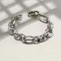 CIUNOFOR Gold Bracelet for Women Girls Stainless Steel Bracelet Wide Cuban Curb Link Bracelet Oval Bracelet Silver Rose Gold Plated Adjustable Chain CIUNOFOR Gold Bracelet for Women Girls Stainless Steel Bracelet Wide Cuban Curb Link Bracelet Oval Bracelet Silver Rose Gold Plated Adjustable Chain