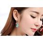 Cute Cat Kitty Necklace Earrings, Crystal Rhinestone Cat Series Jewelry Set for Women Girls