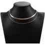 Acedre Snake Choker Necklace Gold Layered Necklaces Chain Adjustable Dainty Necklaces Jewelry for Women and Girls Acedre Snake Choker Necklace Gold Layered Necklaces Chain Adjustable Dainty Necklaces Jewelry for Women and Girls