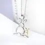 POTOPYY 925 Sterling Silver Animal Pendant Necklace Rabbit/Elephant/Penguin Jewelry Gifts for Women Mother POTOPYY 925 Sterling Silver Animal Pendant Necklace Rabbit/Elephant/Penguin Jewelry Gifts for Women Mother