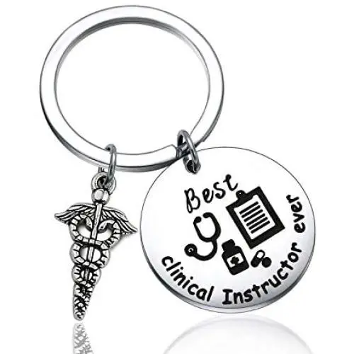 ENSIANTH Clinical Instructor Gift Best Clinical Instructor Ever Keychain Clinical Nursing Instructor Gift Nurse Graduation Gift ENSIANTH Clinical Instructor Gift Best Clinical Instructor Ever Keychain Clinical Nursing Instructor Gift Nurse Graduation Gift