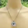 Coexist Pagan Jewelry Yggdrasil Tree of life Respect all religion and Faith Love Worlds Peace Protection Amulet Pewter Mens Womens Pendant Necklace Charm For men women Silver Ball Chain