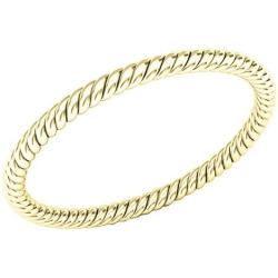Dazzlingrock Collection 14K Gold Ladies Bridal Rope Style Wedding Band Ring