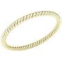Dazzlingrock Collection 14K Gold Ladies Bridal Rope Style Wedding Band Ring