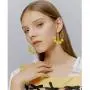 DAMLENG Handmade Multicolor Beaded Dangle Drop Earrings Long Hollow Boho Beaded Flower Hoop Earrings for Women Girls Charm Unique Nation Jewelry
