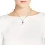 AeraVida Egyptian Eye of Horus Ankh Cross .925 Sterling Silver Pendant Necklace AeraVida Egyptian Eye of Horus Ankh Cross .925 Sterling Silver Pendant Necklace