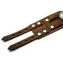 Nsitbbuery Hip Hop Jewelry Cross/Dragon/Skull Pattern Metal Belt Buckle Bracelet Wide Leather Wristband Bracelet