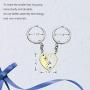 SIDIMELO Never Give Up Keychain Inspirational Jewelry Gifts for Teen Girls Women Men Boy Girlfriend Best Friend