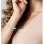 Miabella 925 Sterling Silver Italian Handmade 8mm Bead Ball Strand Chain Bracelet for Women 7, 7.5, 8 Inch Made in Italy