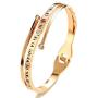 HLDIFENGGS Roman Numeral Bracelet,Jewelry Inspirational Stainless Personalized Zircon Love Cuff Bangle Bracelets for Women Girls