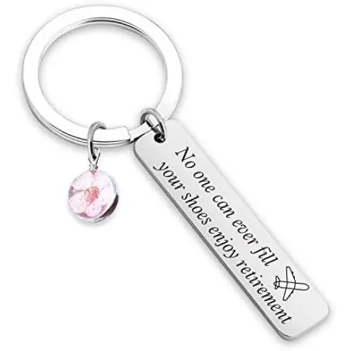 Enjoy Retirement Keychain No One Can Ever Fill Your Shoes Enjoy Retirement Gift for Boss Staff Coworker(Fill Your Shoe KR) Enjoy Retirement Keychain No One Can Ever Fill Your Shoes Enjoy Retirement Gift for Boss Staff Coworker(Fill Your Shoe KR)